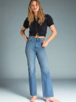 Rouje Denim|Flare Jeans<MADELEINE Jeans Indigo double stoneINDIGODOUBLESTONE