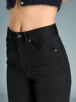 Rouje Denim|Flare Jeans<MADELEINE Jeans Unis black stone simpleUNI NOIRSTONESIMPLE