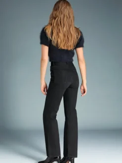 Rouje Denim|Flare Jeans<MADELEINE Jeans Unis black stone simpleUNI NOIRSTONESIMPLE