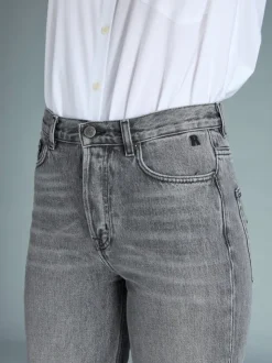 Rouje Denim|Straight-leg Jeans<MARAIS Jeans Black vintage washNOIRVINTAGEWASH