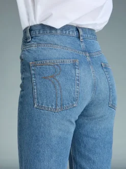 Rouje Denim|Straight-leg Jeans<MARAIS Jeans Indigo double stoneINDIGODOUBLESTONE