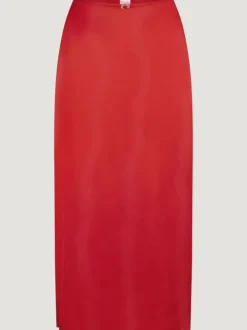 Rouje Skirts<NAELLA skirt SATIN ROUGE