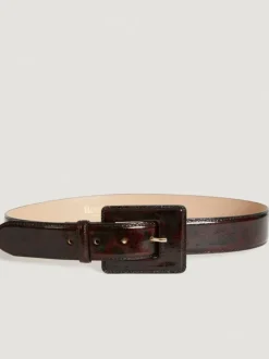 Rouje Belts<NAWEL Belt Vernis Tortue