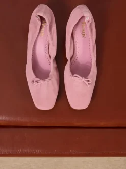 Rouje Shoes<NICOISE pumps CROUTE ROSE