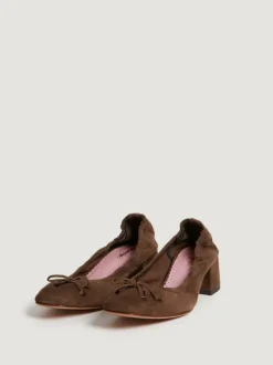 Rouje Shoes<NICOISE Pumps Croute Ebène