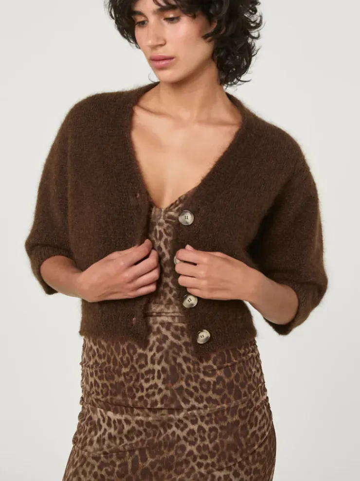 Rouje Knits<NONO cardigan Uni Marron