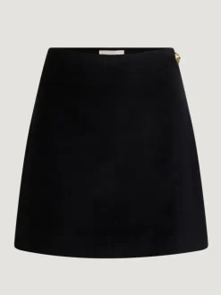 Rouje Skirts<ODETTE skirt Velours Noir