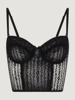 Rouje Lingerie<PACO top DENTELLE NOIR