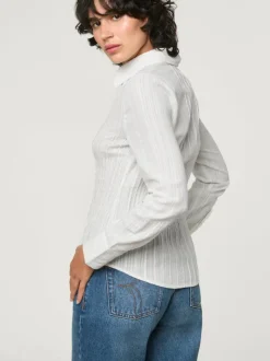 Rouje Tops<PALMY shirt Uni Blanc