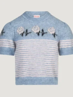 Rouje Knits<PALOME sweater Rayé Bleu