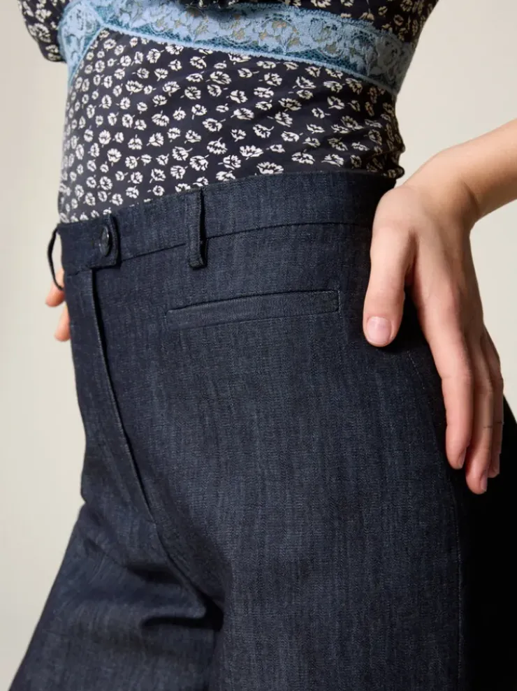 Rouje Pants<PATRICIO pants DENIM INDIGO