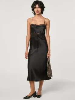 Rouje Dresses<REDA dress Uni Noir