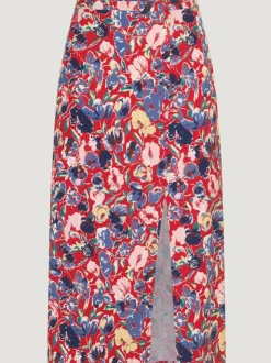 Rouje Skirts<ROMANA skirt FLORALGARDEN ROUGE