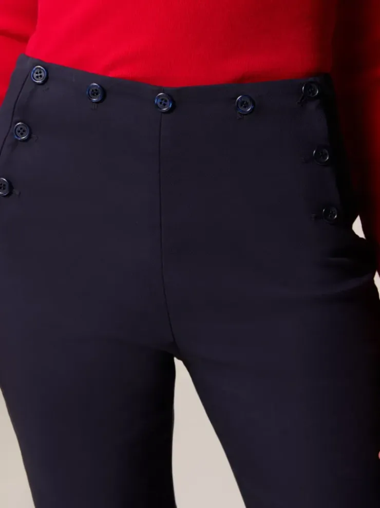 Rouje Pants<ROMUALD pants Uni Marine
