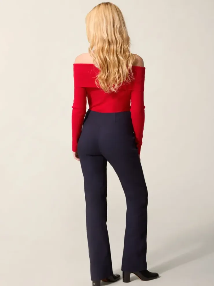 Rouje Pants<ROMUALD pants Uni Marine