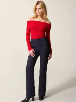 Rouje Pants<ROMUALD pants Uni Marine