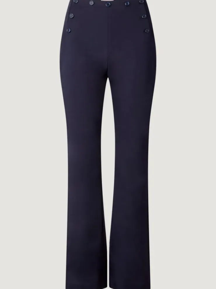 Rouje Pants<ROMUALD pants Uni Marine