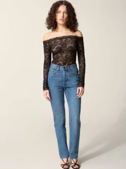 Rouje Tops<ROXANA top DENTELLE NOIR