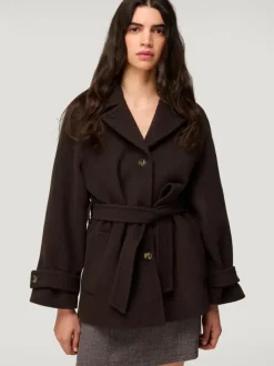 Rouje Jackets & Coats<SAMIE coat Laine Moka