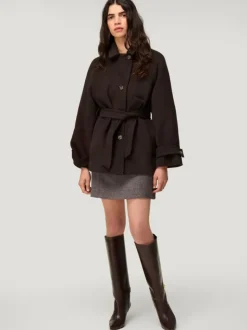 Rouje Jackets & Coats<SAMIE coat Laine Moka