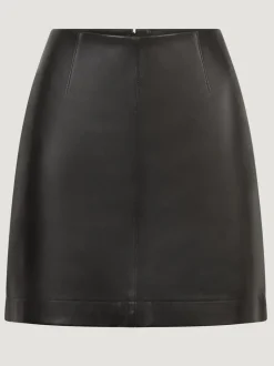 Rouje Skirts<TILLY skirt Cuir Noir