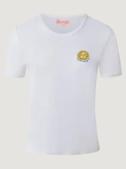 Rouje Tops<TIMEO T-shirt Sun Soleil Écru