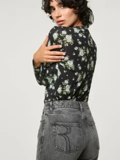 Rouje Tops<TIMOTHEE T-Shirt Jardin Secret Noir